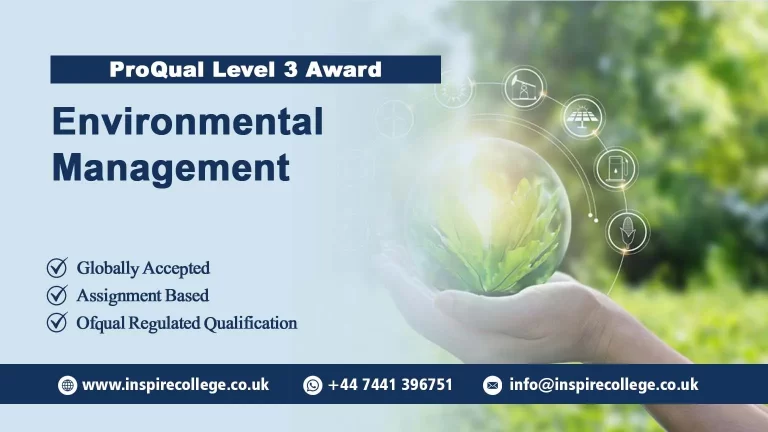 ProQual Level 3 Award in Environmental Management