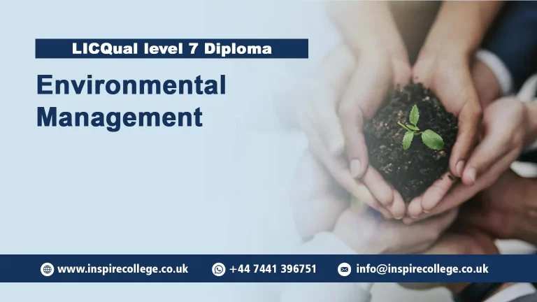 LICQual level 7 Diploma in Environmental Management