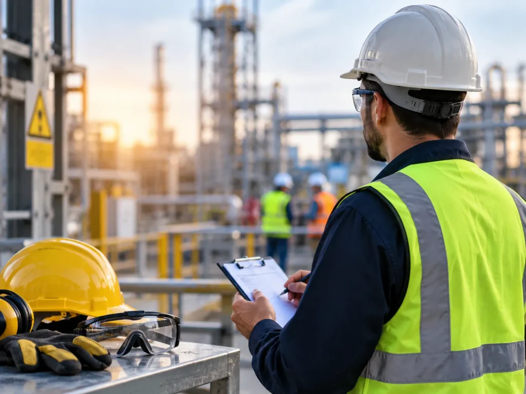 Industrial Safety Inspection at Worksite