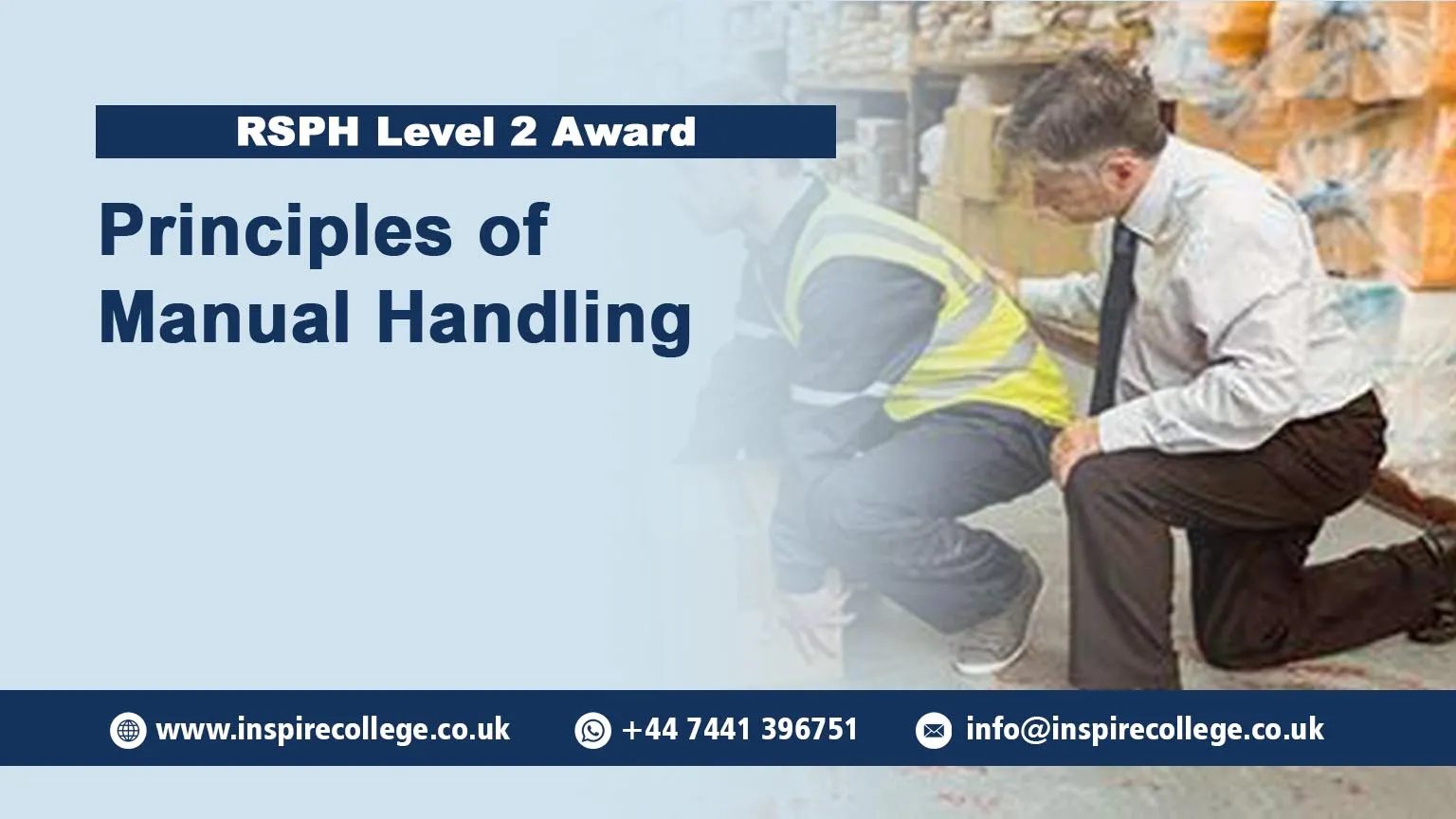 RSPH Level 2 Award in Principles of Manual Handling