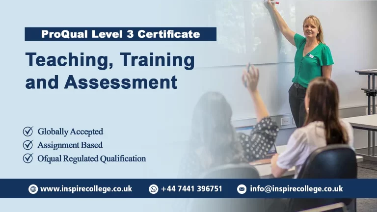 ProQual Level 3 Certificate in Teaching, Training and Assessment