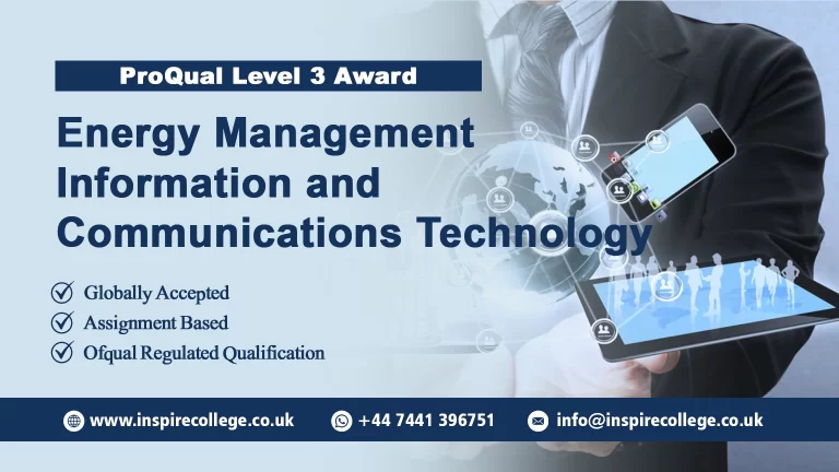 ProQual Level 3 Award in Energy Management : Information & Communications Technology