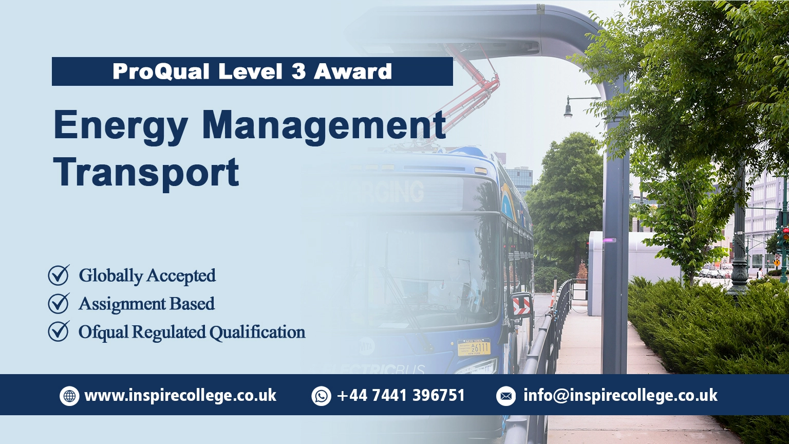 ProQual Level 3 Award in Energy Management : Transport