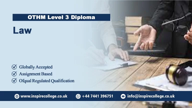 OTHM Level 3 Diploma in Law