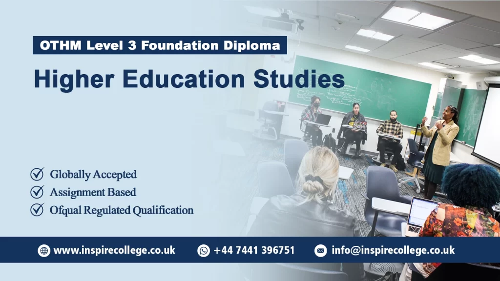 OTHM Level 3 Foundation Diploma for Higher Education Studies