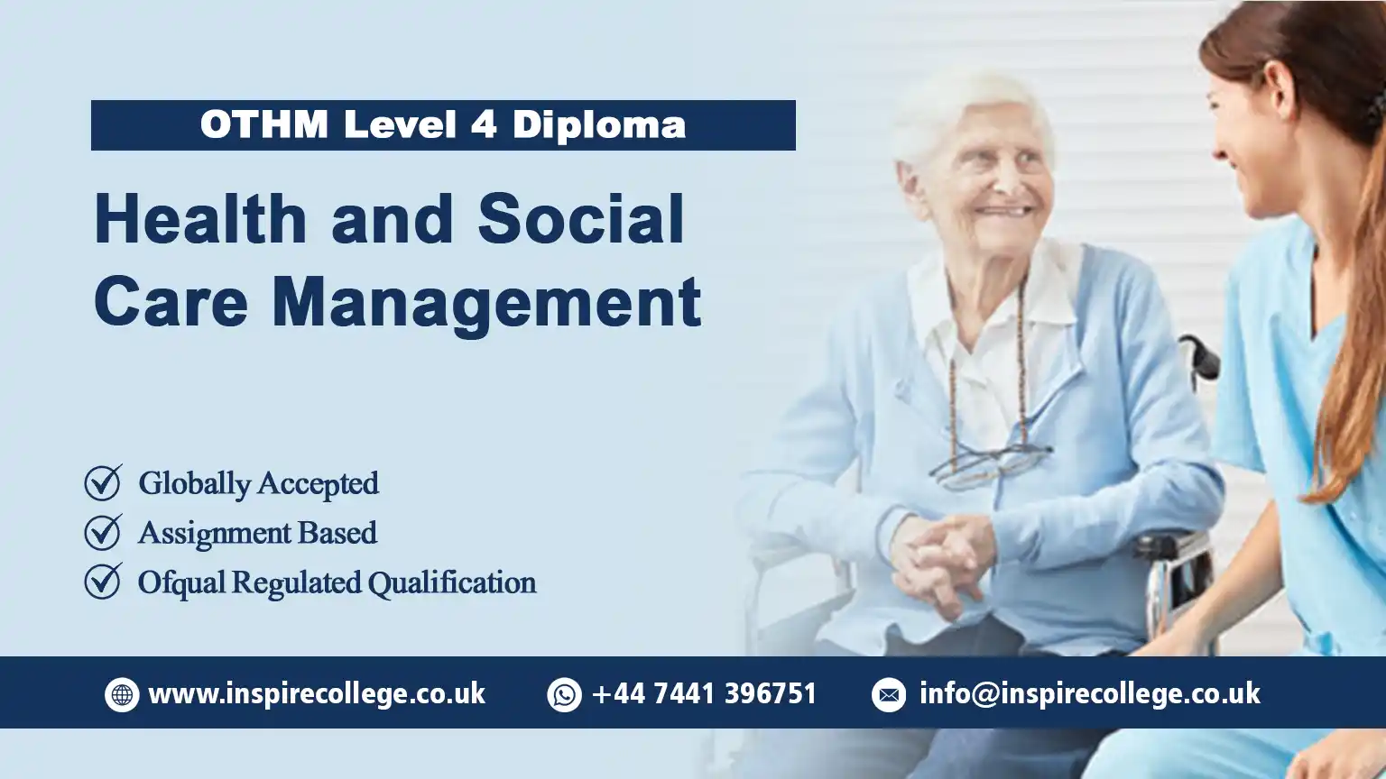 OTHM Level 4 Diploma in Health and Social Care Management