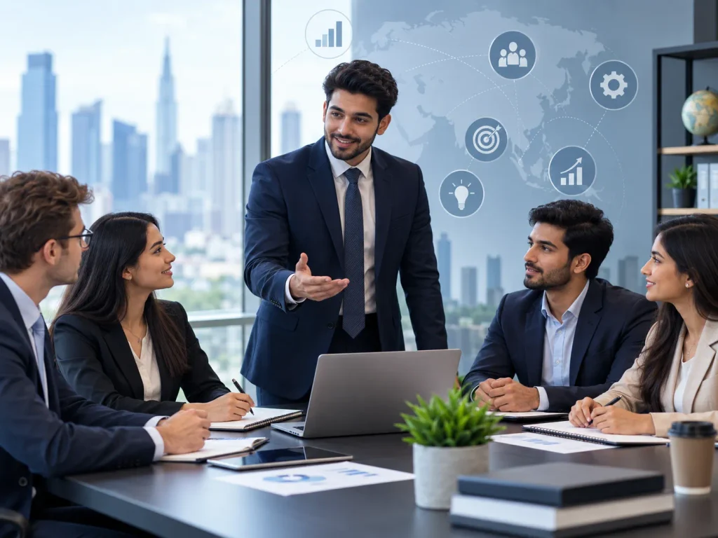 Collaborative Strategy in a Modern Office