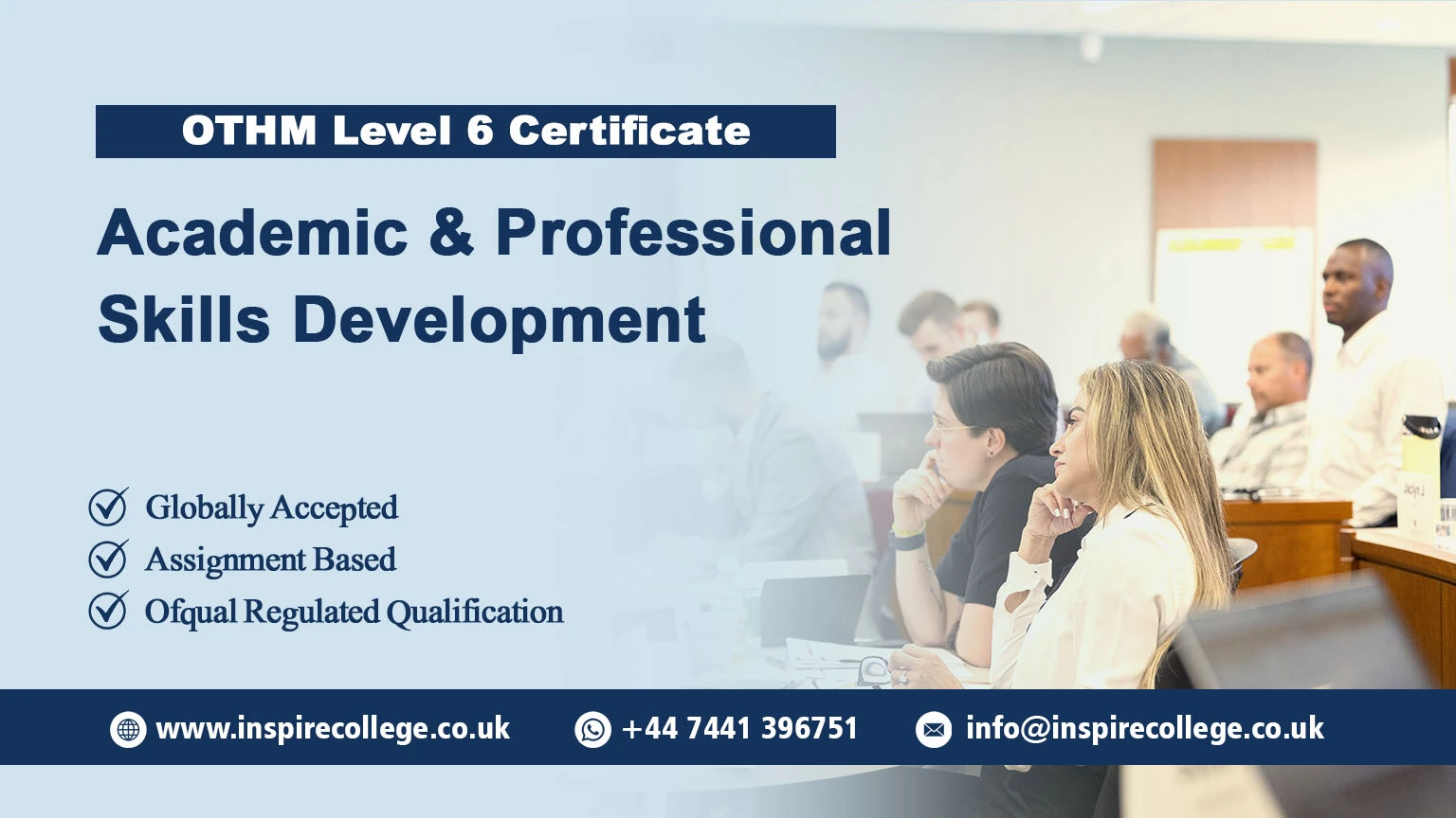 OTHM Level 6 Certificate in Academic and Professional Skills Development