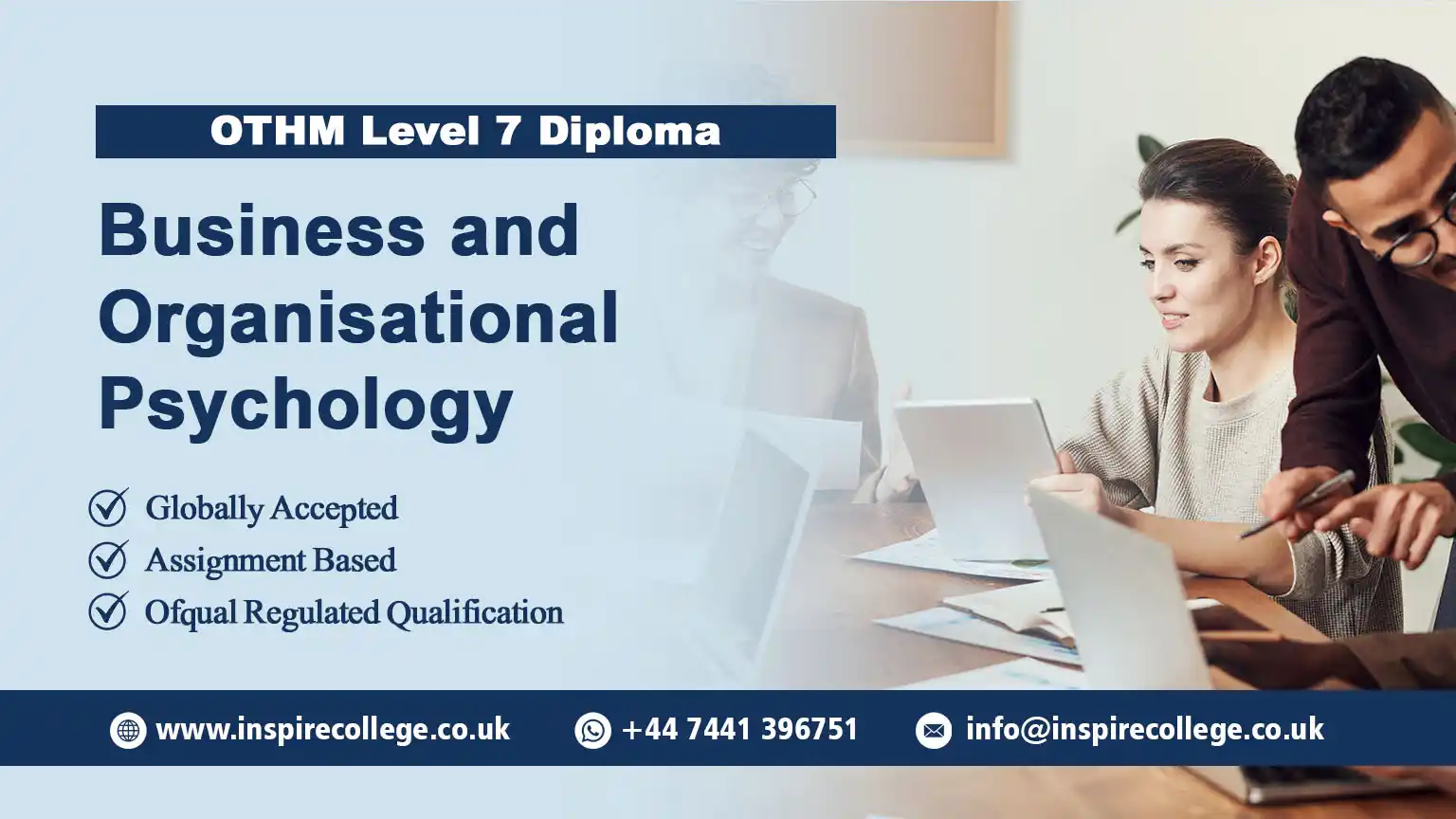 OTHM Level 7 Diploma in Business and Organisational Psychology