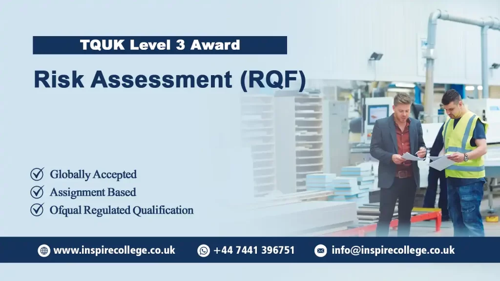 TQUK level 3 Award Risk Assessment (RQF)