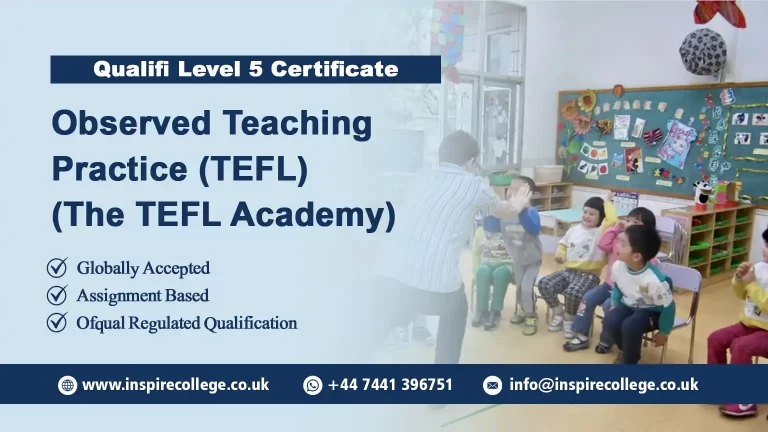 Qualifi Level 5 Certificate in Observed Teaching Practice (TEFL)