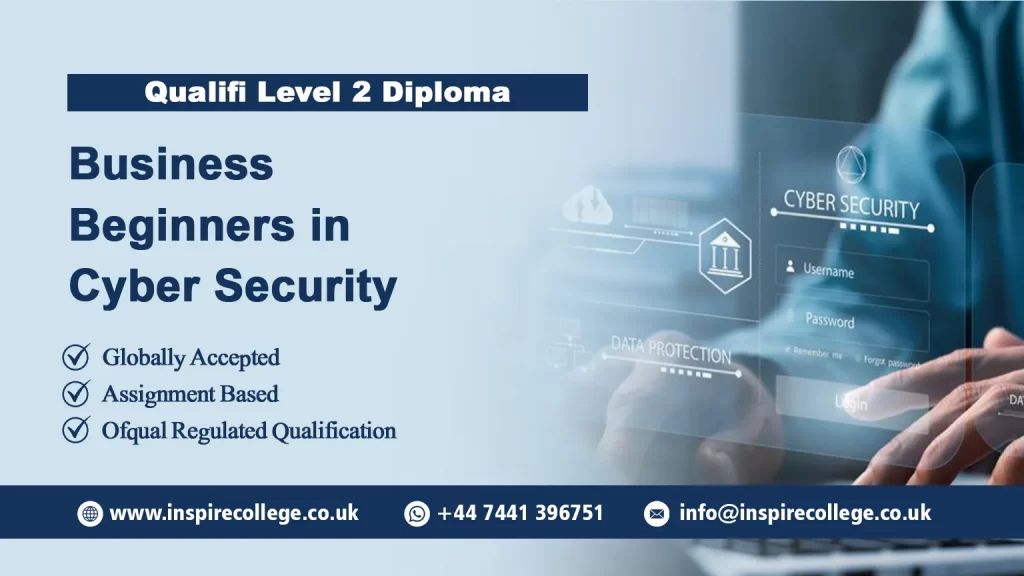 Qualifi Level 2 Diploma in Business Beginners in Cyber Security