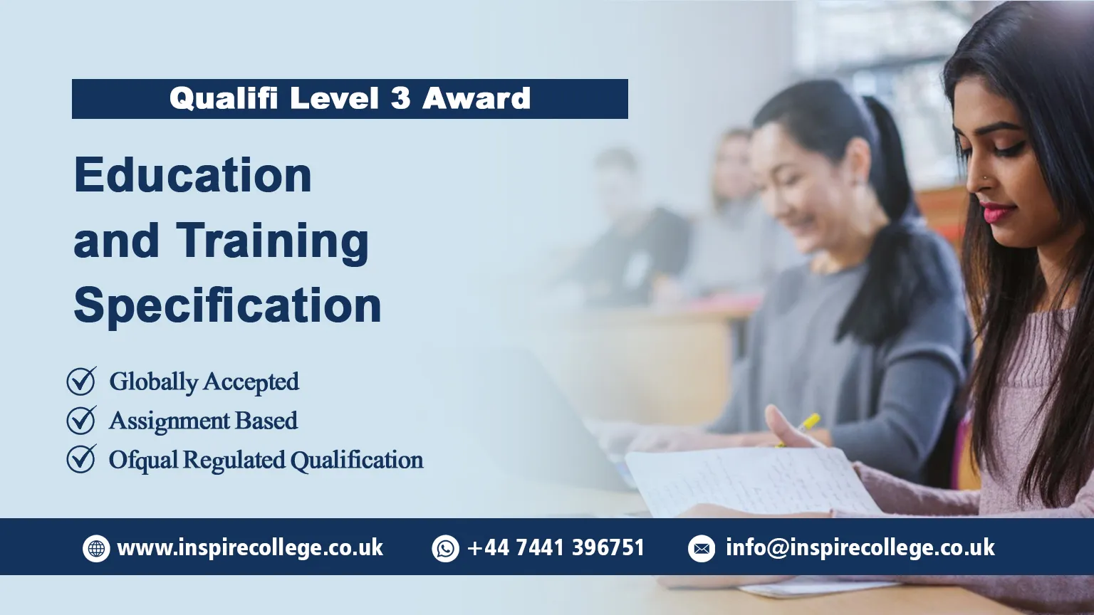 Qualifi Level 3 Award in Education and Training Specification