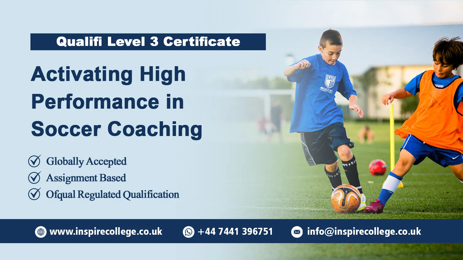 Qualifi Level 3 Certificate in Activating High Performance in Soccer Coaching