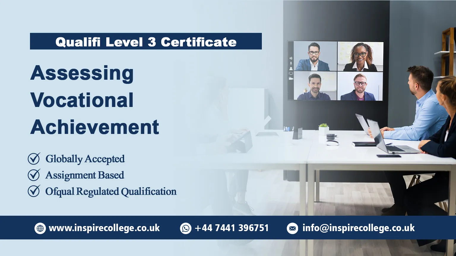 Qualifi Level 3 Certificate in Assessing Vocational Achievement