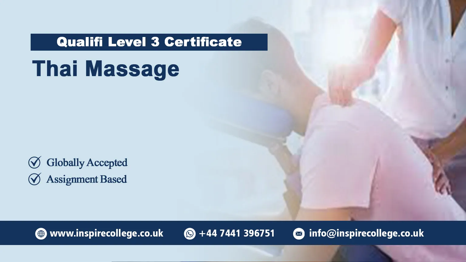 Qualifi Level 3 Certificate in Thai Massage