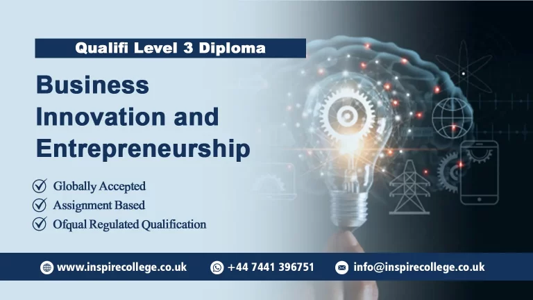 Qualifi Level 3 Diploma in Business Innovation and Entrepreneurship