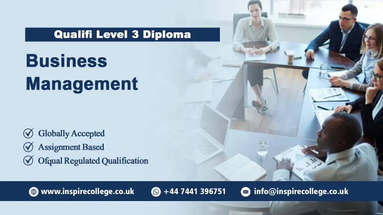 Qualifi Level 3 Diploma in Business Management