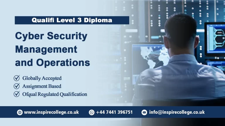 Qualifi Level 3 Diploma in Cyber Security Management and Operations