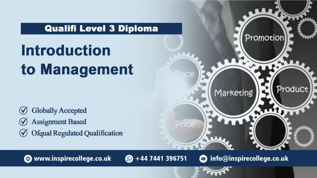 Qualifi Level 3 Diploma in Introduction to Management