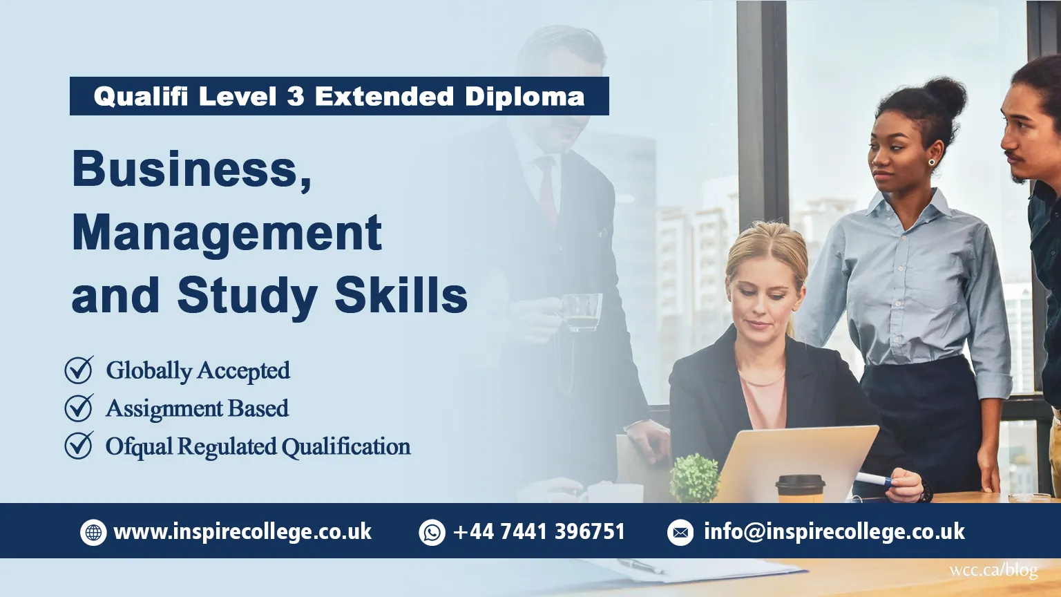 Qualifi Level 3 Extended Diploma in Business, Management and Study Skills