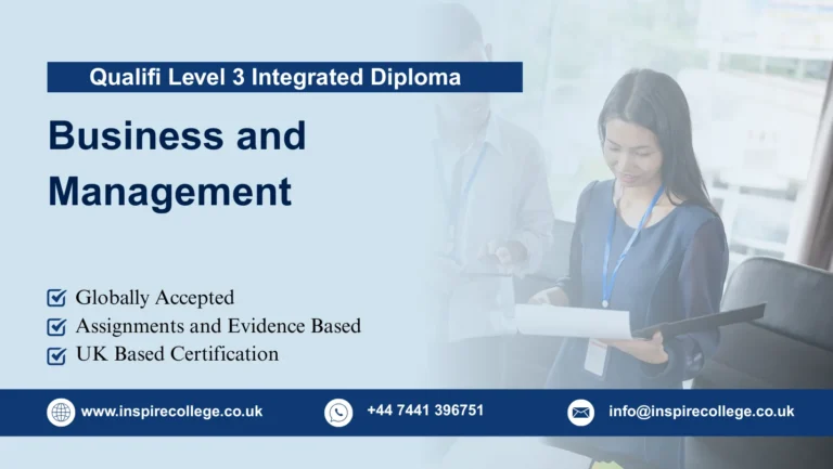 Qualifi Level 3 Integrated Diploma in Business and Management