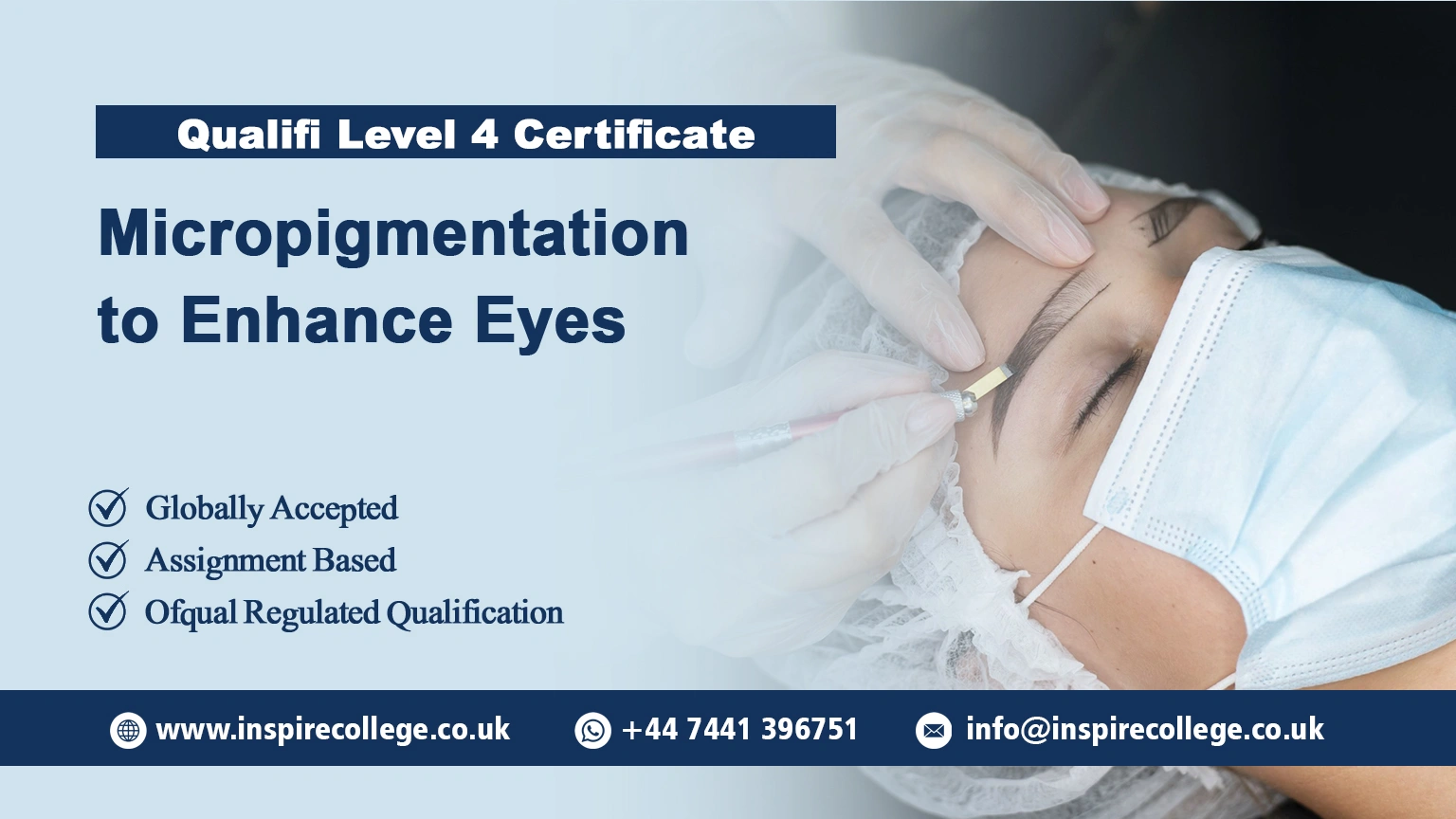 Qualifi Level 4 Certificate in Micropigmentation to Enhance Eyes