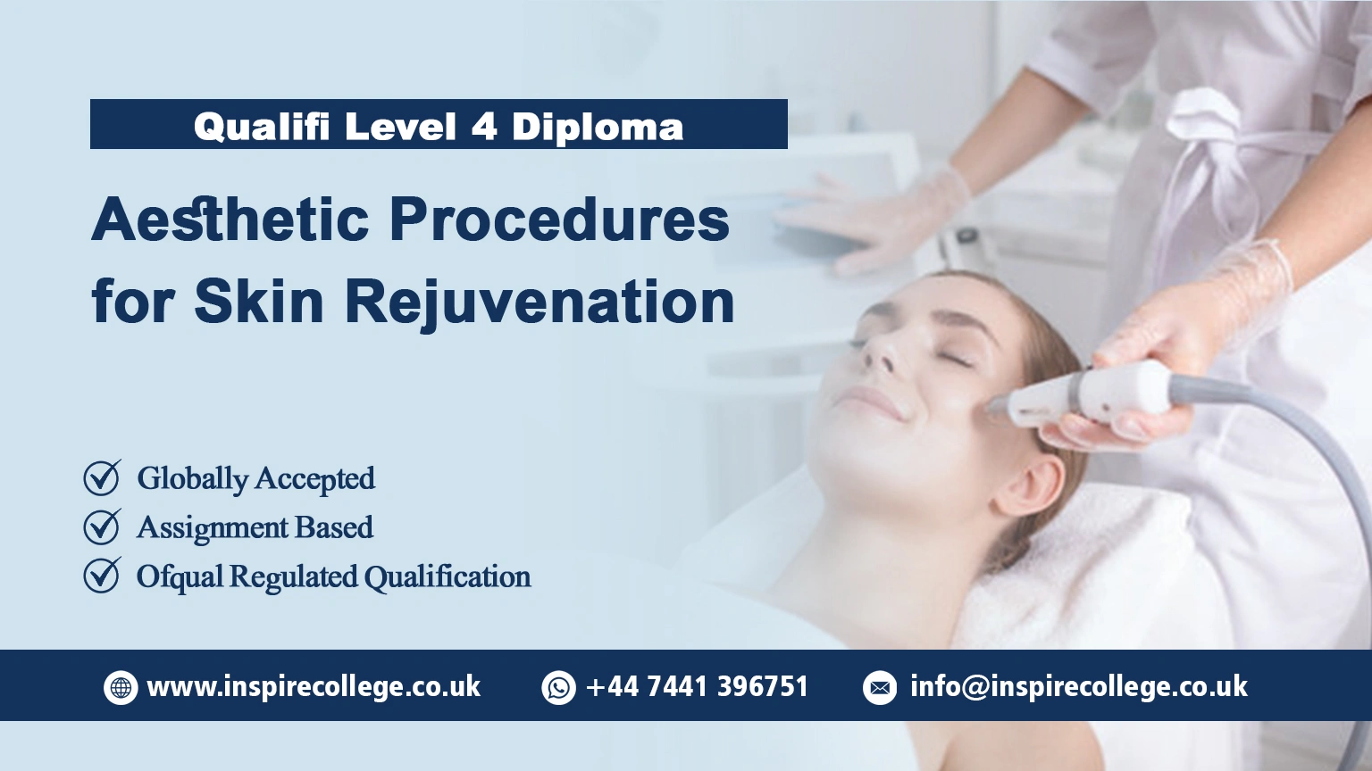 Qualifi Level 4 Diploma in Aesthetic Procedures for Skin Rejuvenation