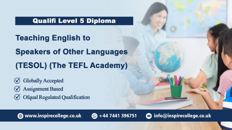 Qualifi Level 5 Diploma in Teaching English to Speakers of Other Languages