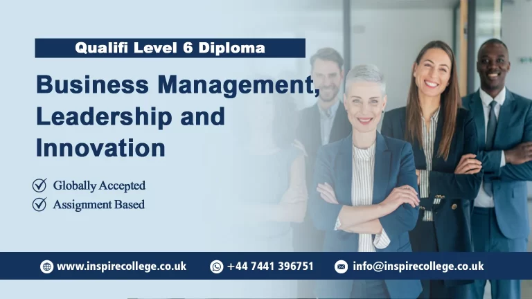 Qualifi Level 6 Diploma in Business Management, Leadership and Innovation