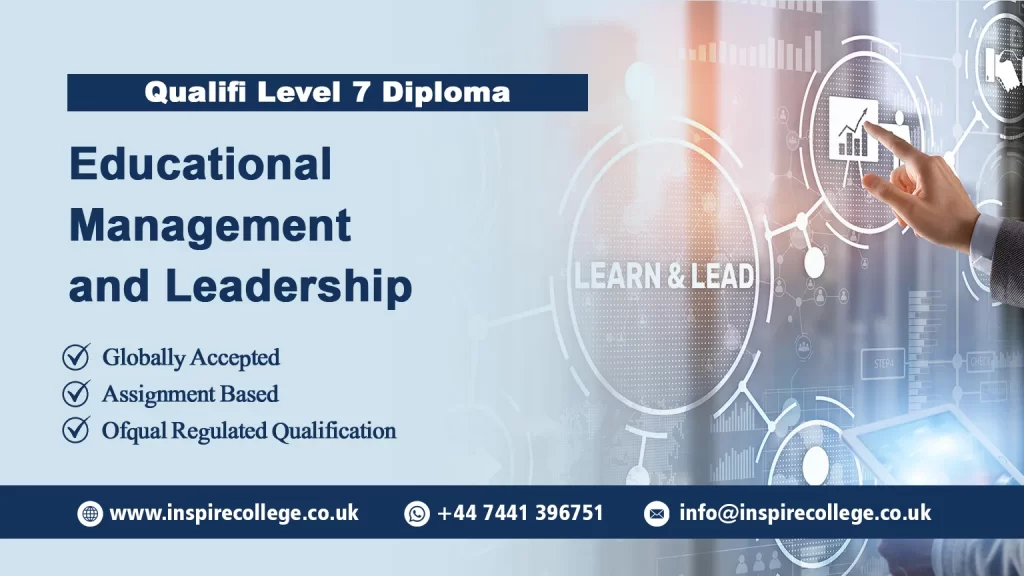 Qualifi Level 7 Diploma in Educational Management and Leadership