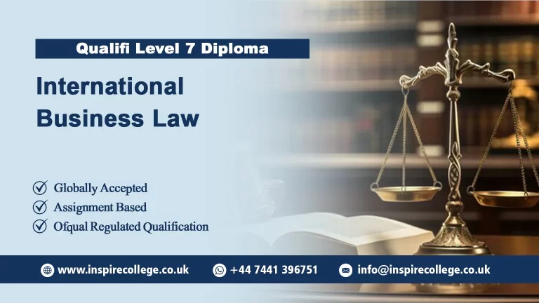 Qualifi Level 7 Diploma in International Business Law