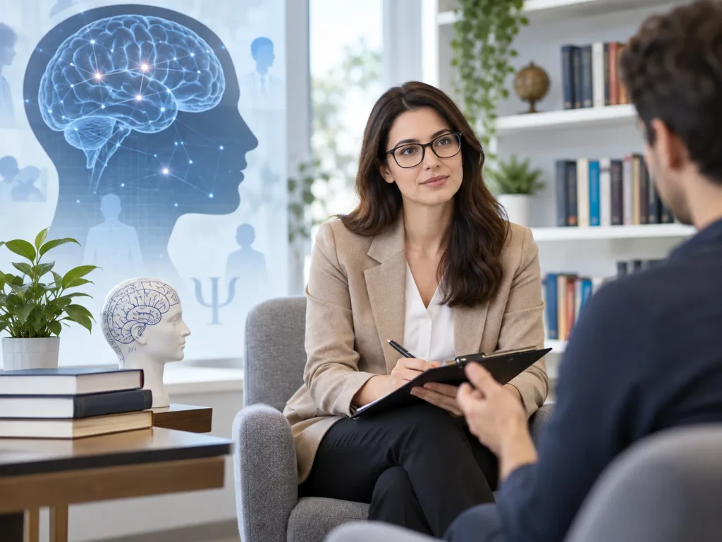 Psychology Consultation with Brain Imagery