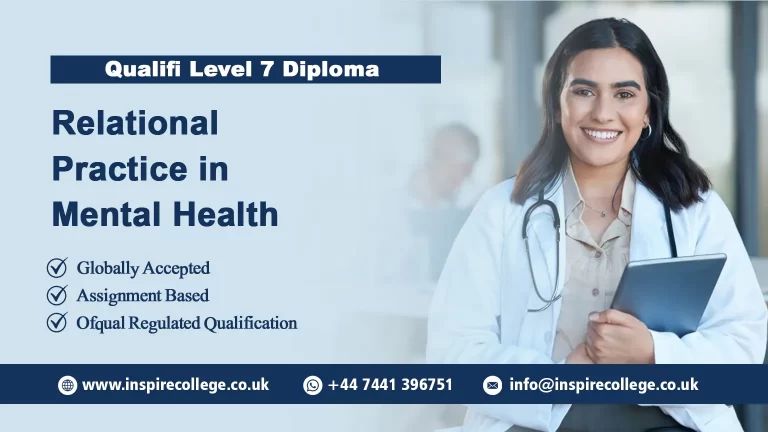 Qualifi Level 7 Diploma in Relational Practice in Mental Health