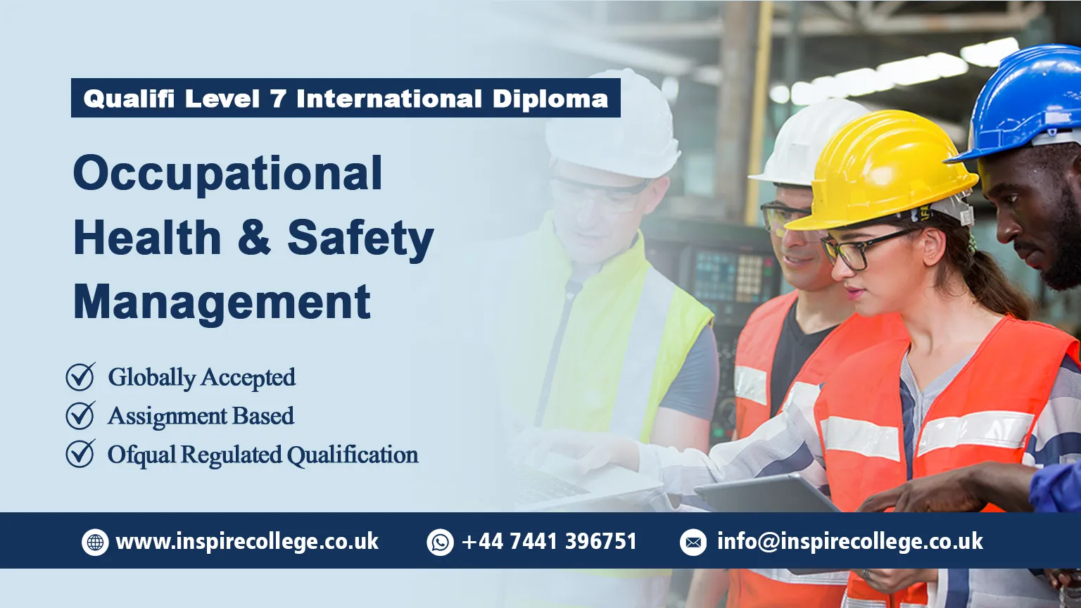 Qualifi Level 7 International Diploma in Occupational Health and Safety Management