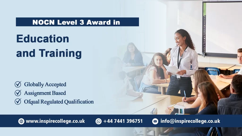 NOCN Level 3 Award in Education and Training