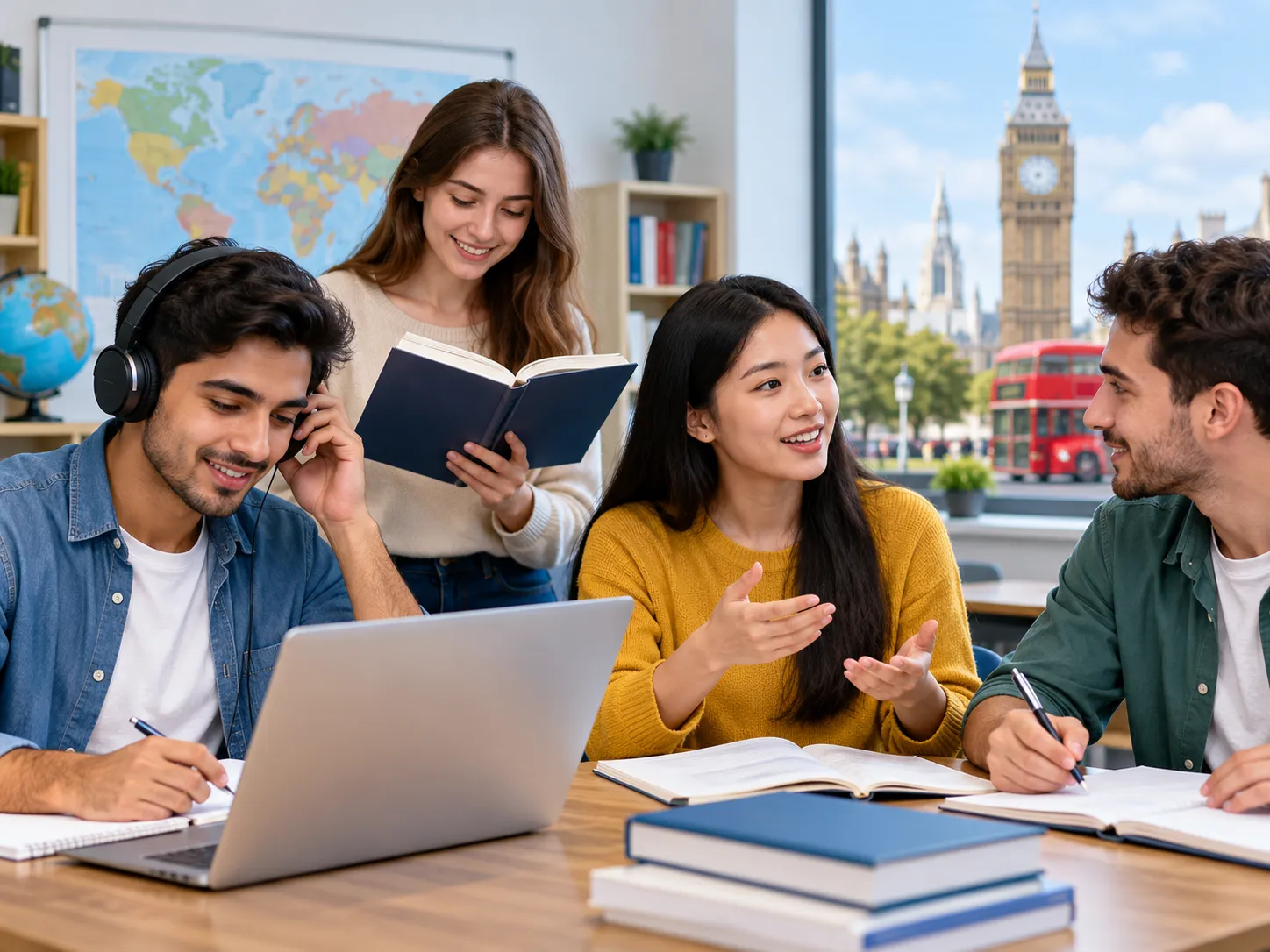 Multicultural English Study Group in London