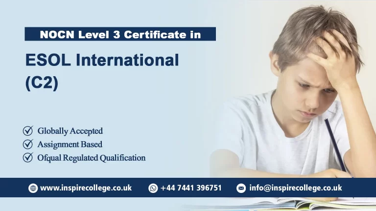 NOCN Level 3 Certificate in ESOL International (C2)