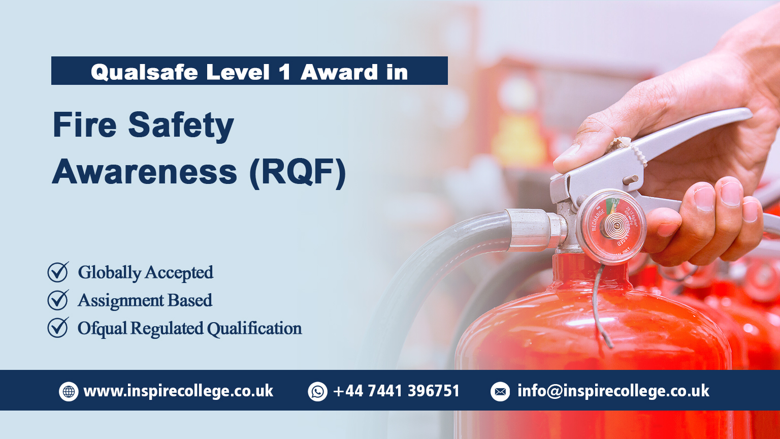 Qualsafe Level 1 Award in Fire Safety Awareness (RQF)