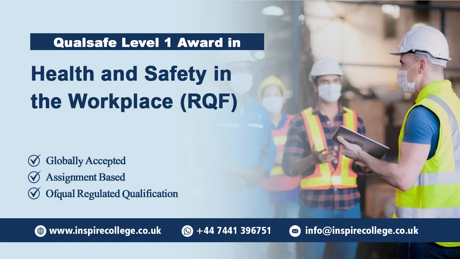 Qualsafe Level 1 Award in Health and Safety in the Workplace (RQF)