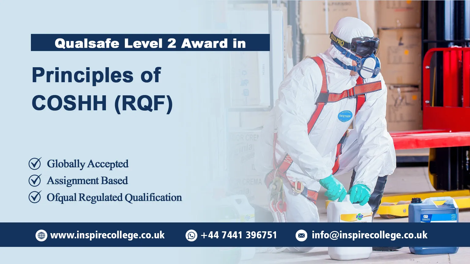 Qualsafe Level 2 Award in Principles of COSHH (RQF)