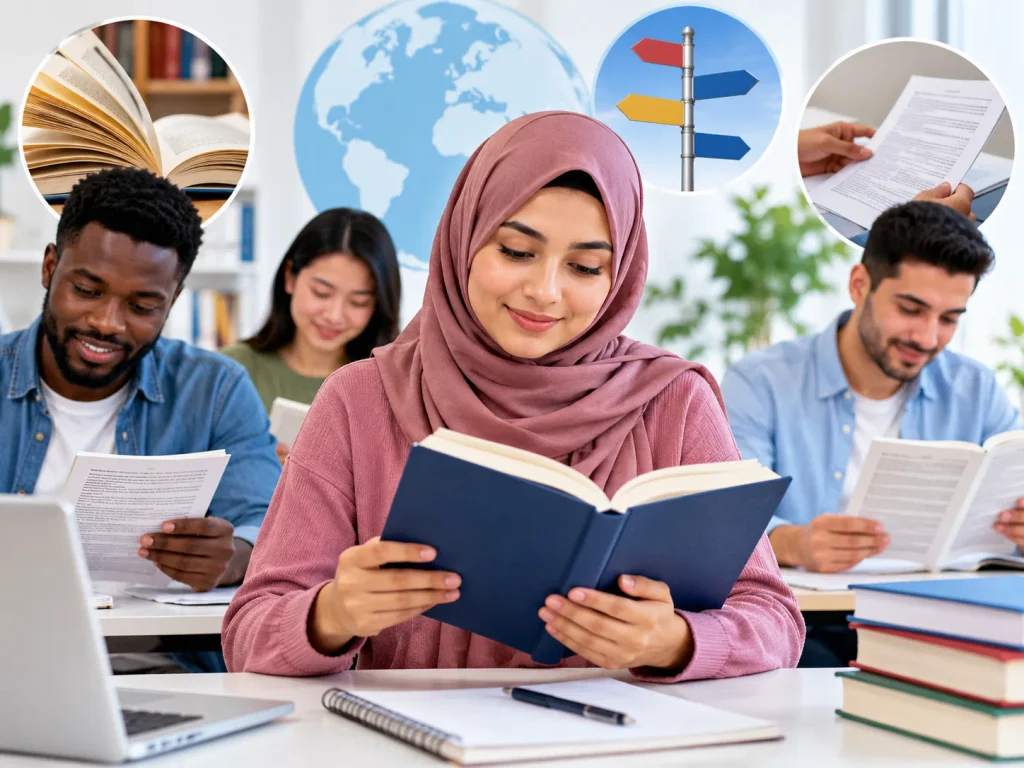 Global Learning: A Collaborative Study Scene