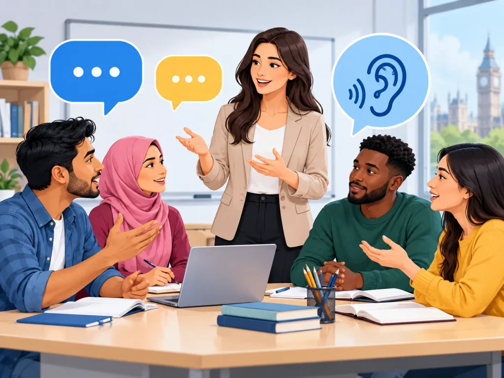 Multicultural Classroom Conversation Practice