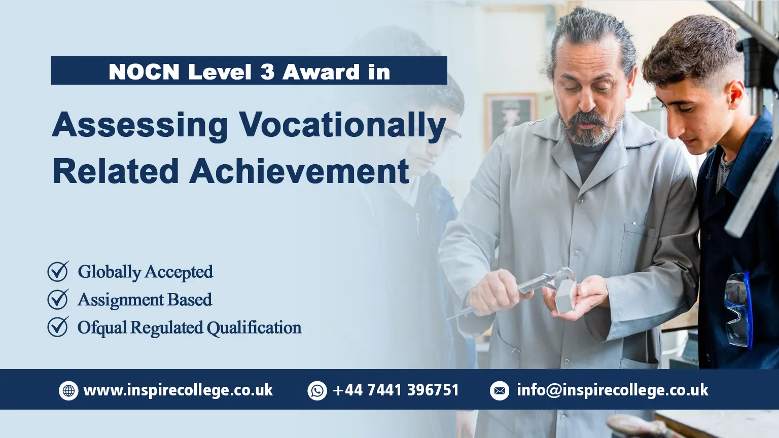 NOCN Level 3 Award in Assessing Vocationally Related Achievement