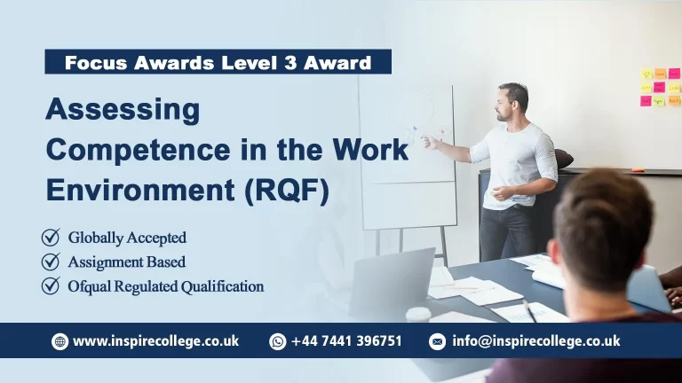 Focus Awards Level 3 Award in Assessing Competence in the Work Environment (RQF)