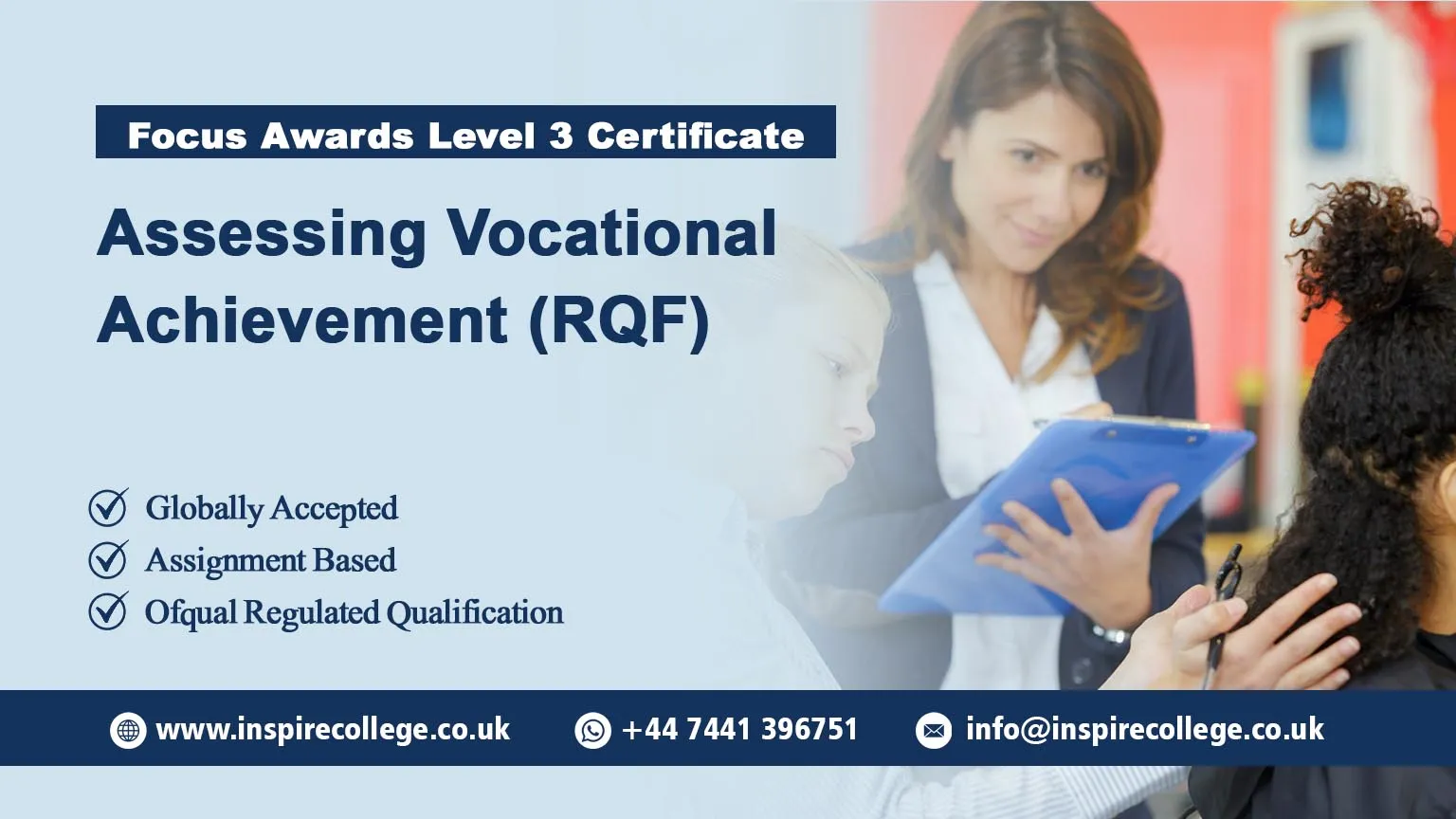 Focus Awards Level 3 Certificate in Assessing Vocational Achievement (RQF)