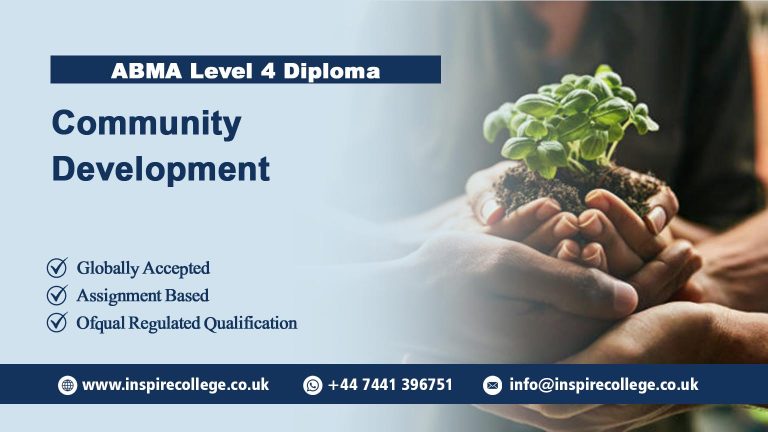 ABMA Education Level 4 Diploma in Community Development (RQF)