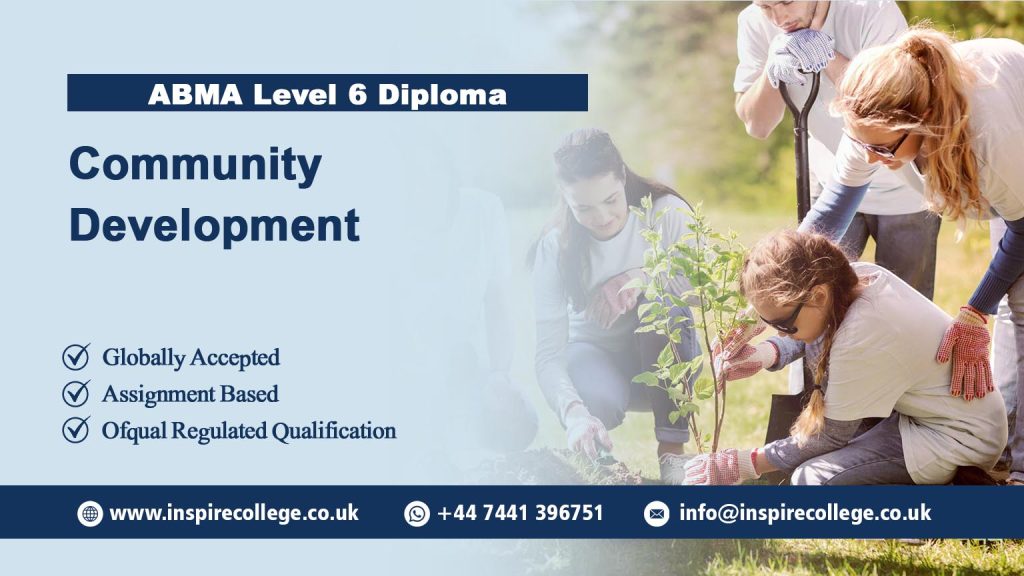 ABMA Education Level 6 Diploma in Community Development (RQF)