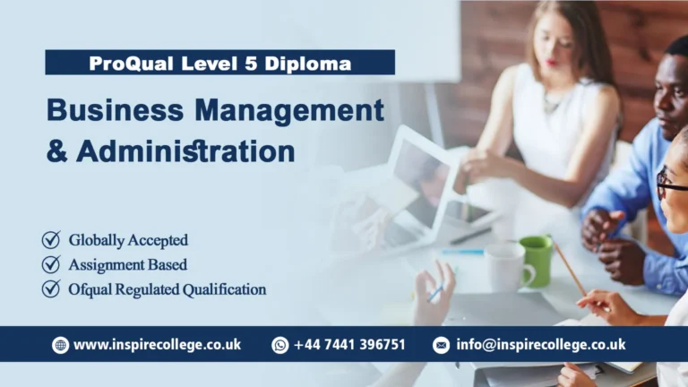 ProQual Level 5 Diploma in Business Management and Administration