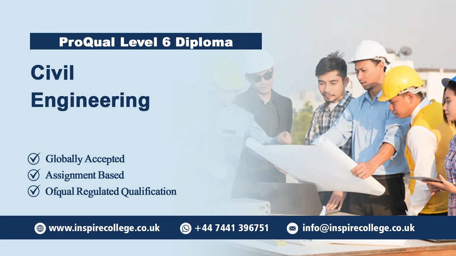 ProQual Level 6 Diploma in Civil Engineering